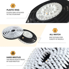 YUYUXB green microfiber pads with high absorption for spills.