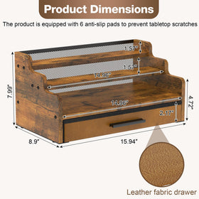 Yuzehuaza fabric-lined drawer cushions items and reduces movement.