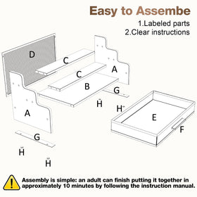 Yuzehuaza water-resistant wood cleans easily with a damp cloth.
