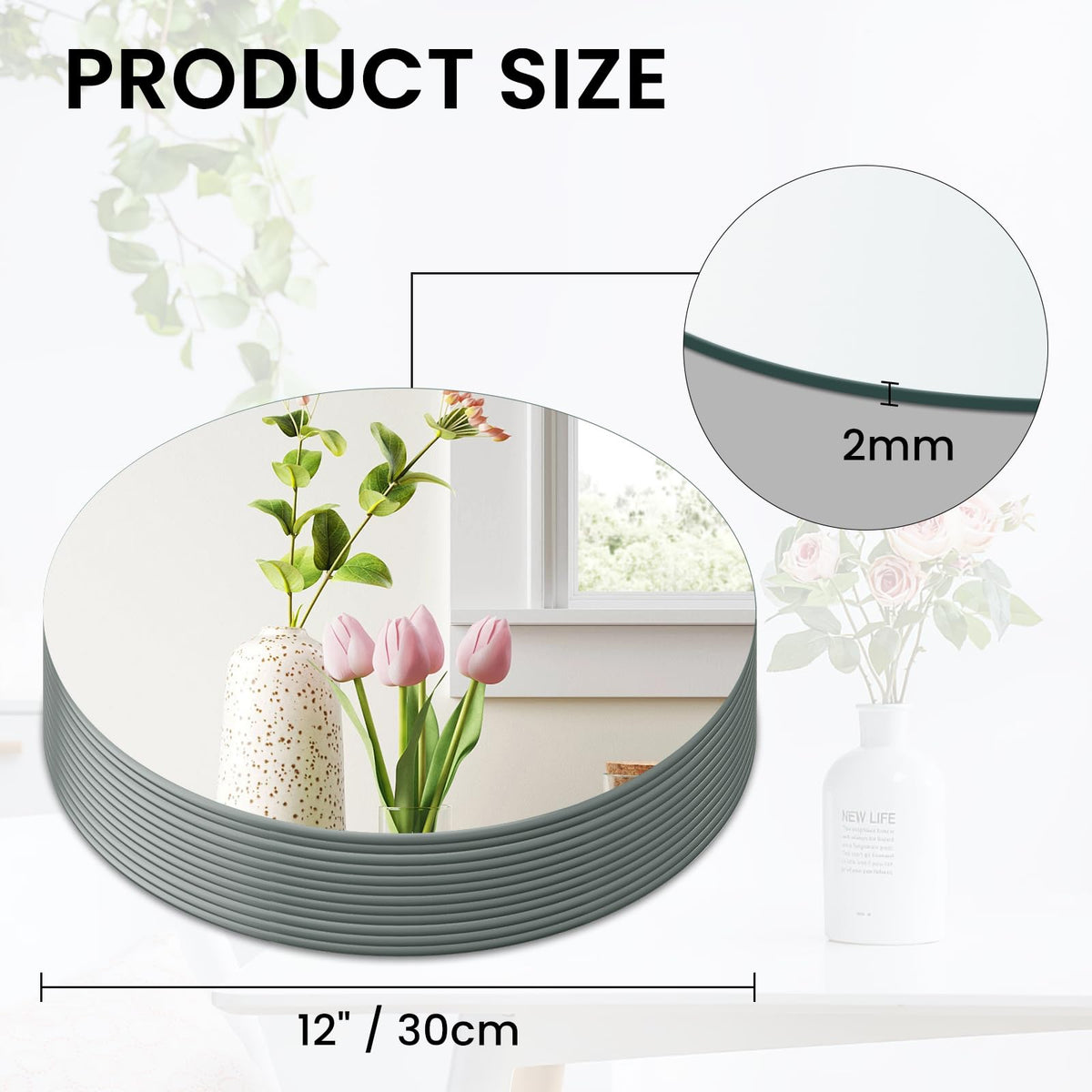 Yuzeyurun packaging protects glass during transit.