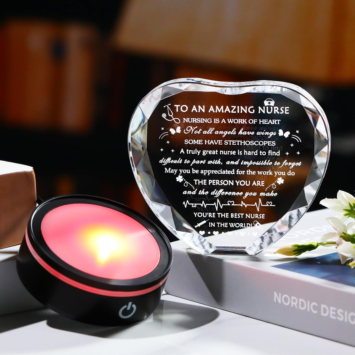 YWHL wipe cloth keeps the crystal clean for lasting brilliance