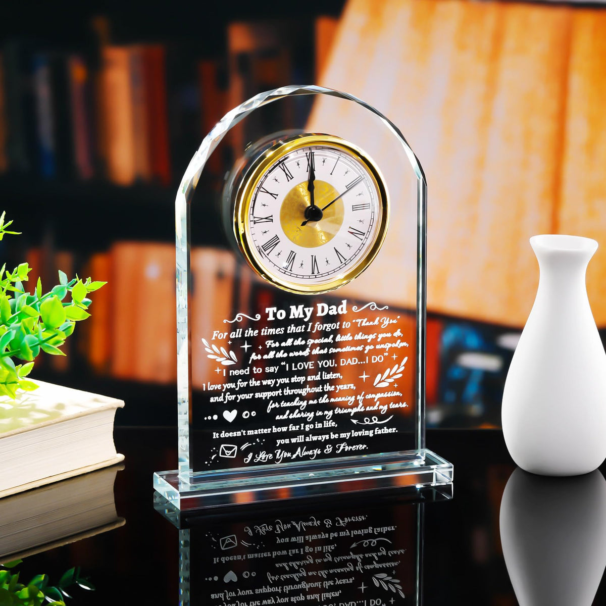 YWHL desk base stand provides stable display for the clock