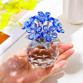 Close-up of forget-me-not flower detailing highlighting precise cuts