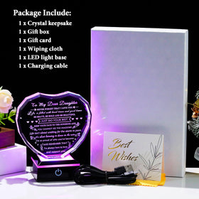 YWHL Included instruction card guides LED base usage.
