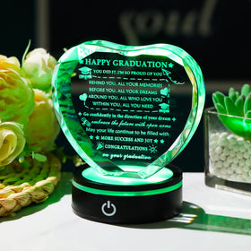YWHL LED base color-changing light enhances desk or shelf displays