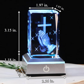 Night-light cross figurine from YWHL provides soft illumination