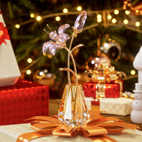 YWHL crystal lily wedding decoration on a table setting