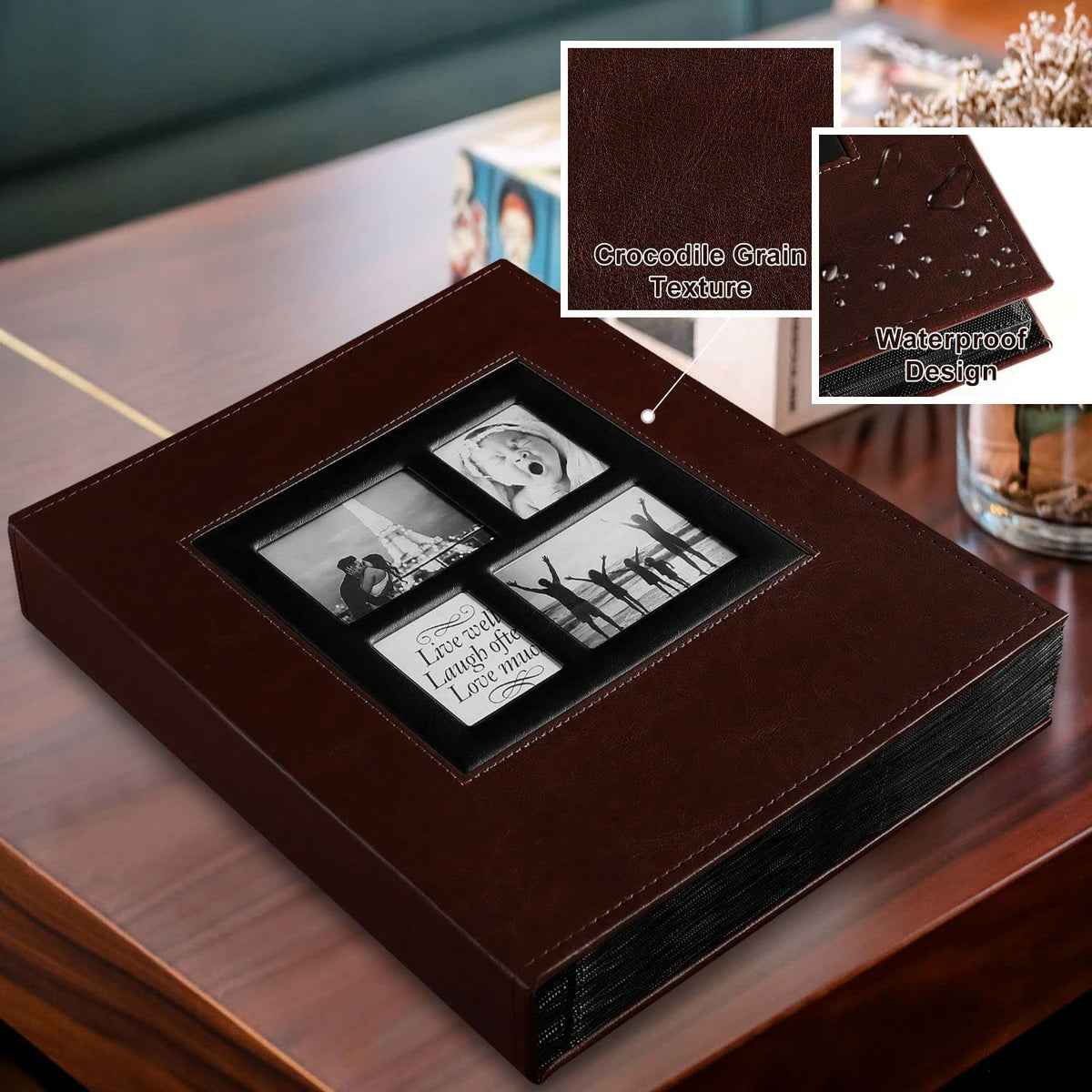 Ywlake photo album with 50 sheets and 100 pages for organized displays.