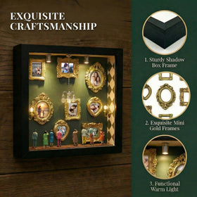 YXESO shadow box frame set enables creative storytelling of memories