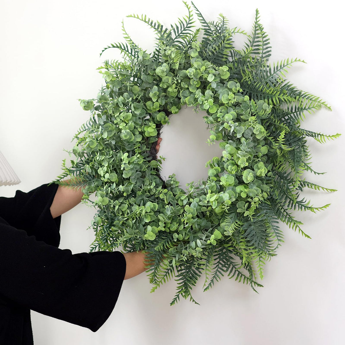 YXZZWL 26'' front-door wreath in farmhouse style to elevate entryway decor