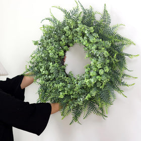 YXZZWL 26'' front-door wreath in farmhouse style to elevate entryway decor