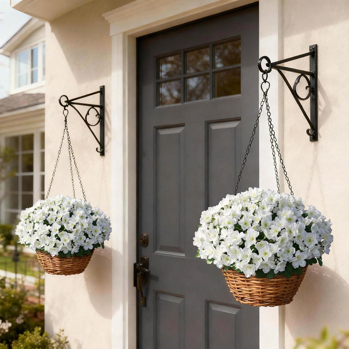 YXZZWL indoor-outdoor azalea bouquet complements farmhouse and garden decor.