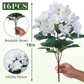 YXZZWL 16-inch azalea bundles for elegant porch and balcony décor.