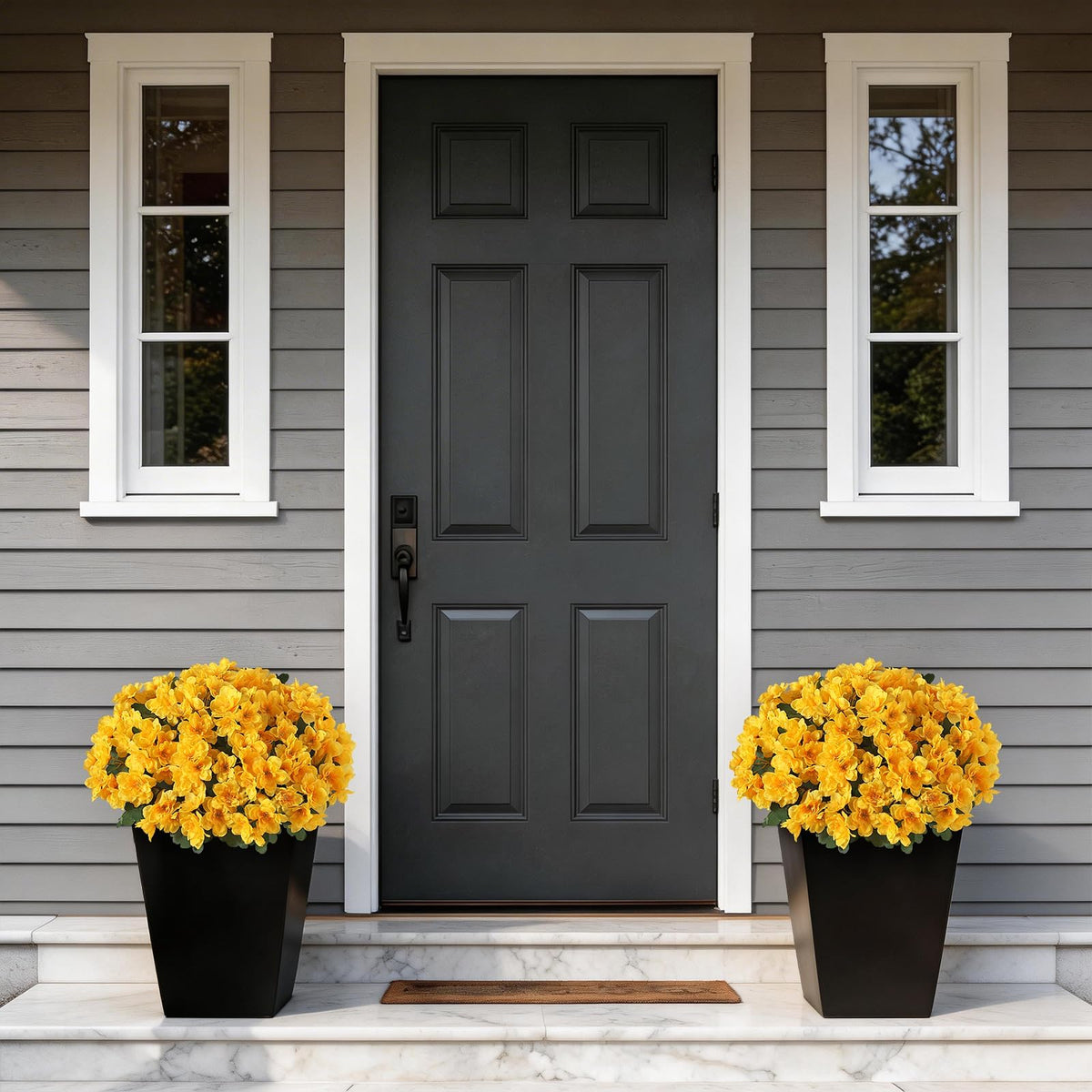 YXZZWL azalea topiary 2-pack for garden display, weather-resistant blooms.