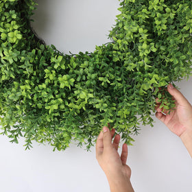 YXZZWL boxwood wreath suitable for windows and walls.