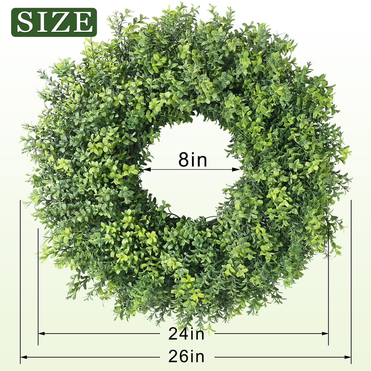 YXZZWL front door wreath accent enhancing entryway greenery.