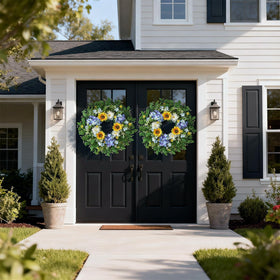 YXZZWL front door display adds seasonal spring-summer charm