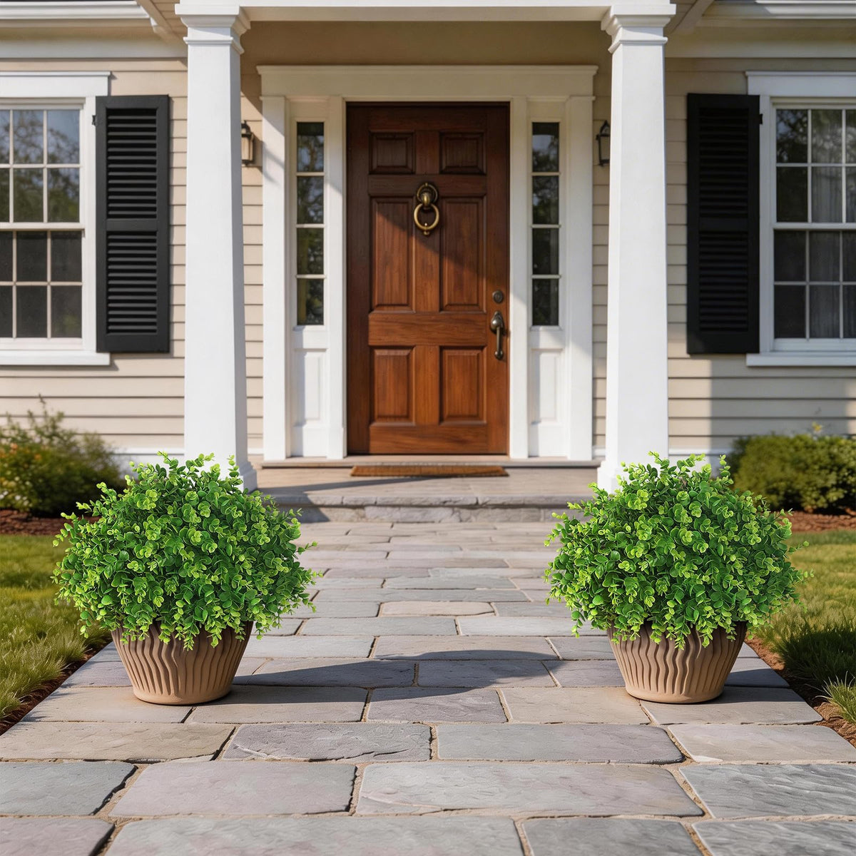 YXZZWL Farmhouse-Inspired Greenery Elevates Living Spaces with a Fresh Look