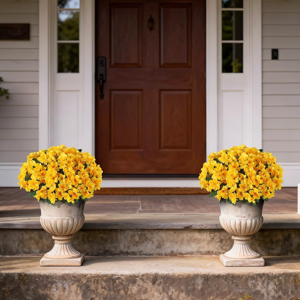YXZZWL maintenance-free faux plants save watering and pruning.