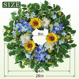 YXZZWL mantel or wall decor with bright seasonal colors
