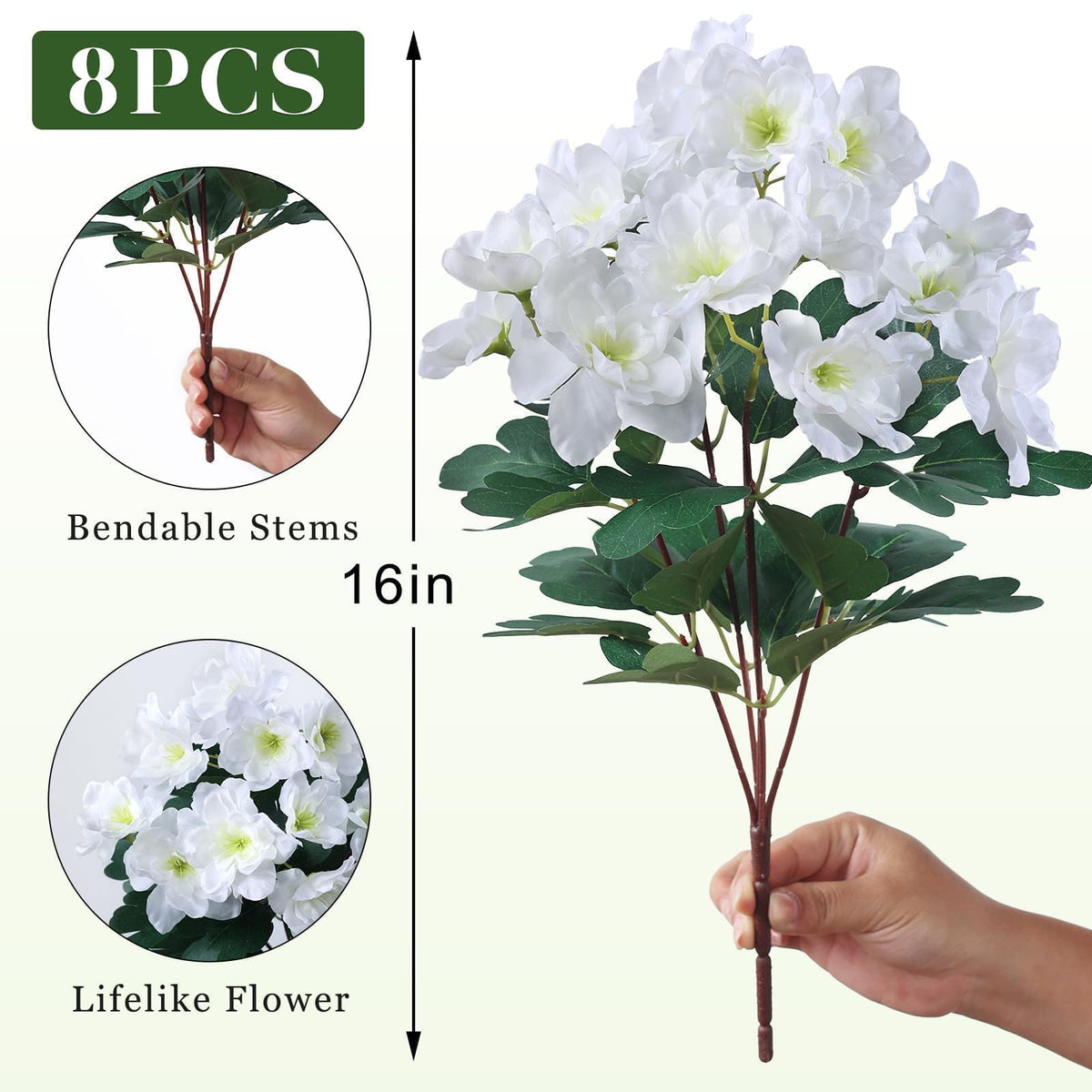 YXZZWL metal-wrapped stems bendable for custom arrangements