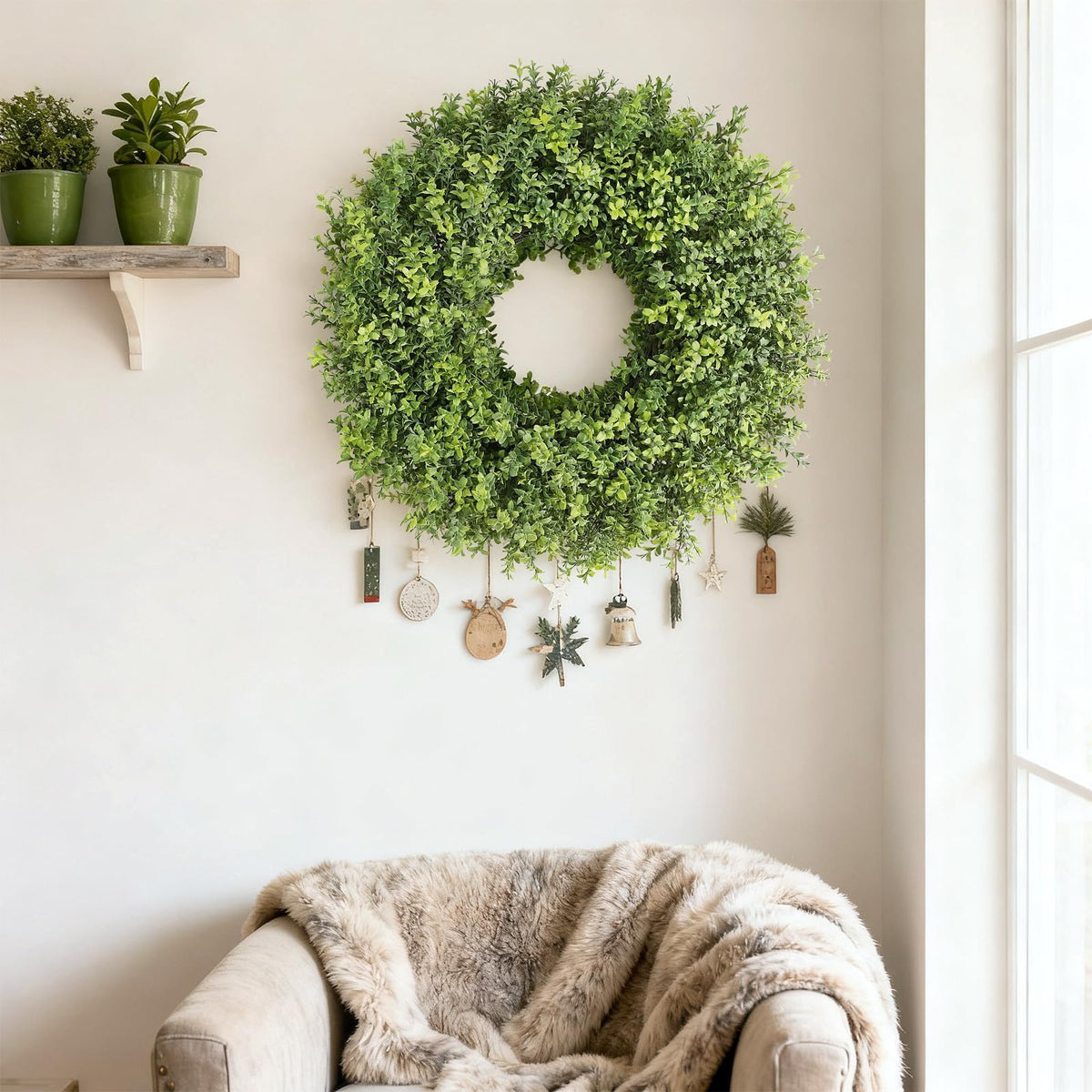 YXZZWL ideal for weddings and parties with classic greenery.
