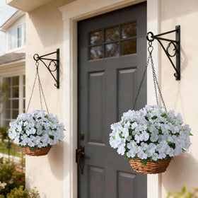 YXZZWL white impatiens flowers provide durable, stylish decor.