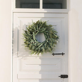 YXZZWL hanging wreath ready for door or wall display.