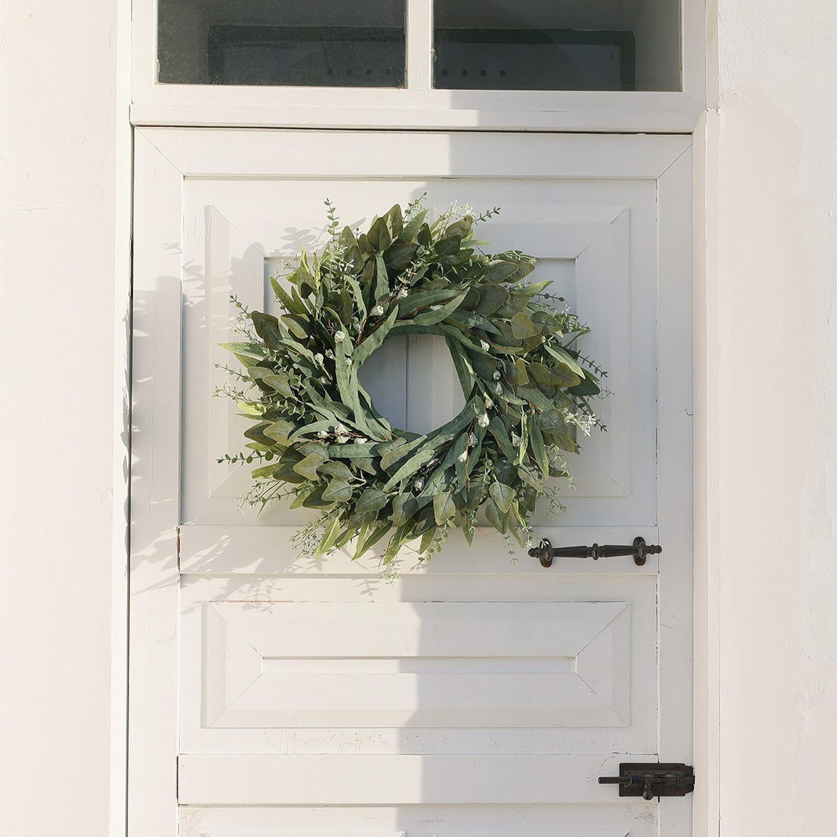 YXZZWL hanging wreath ready for door or wall display.