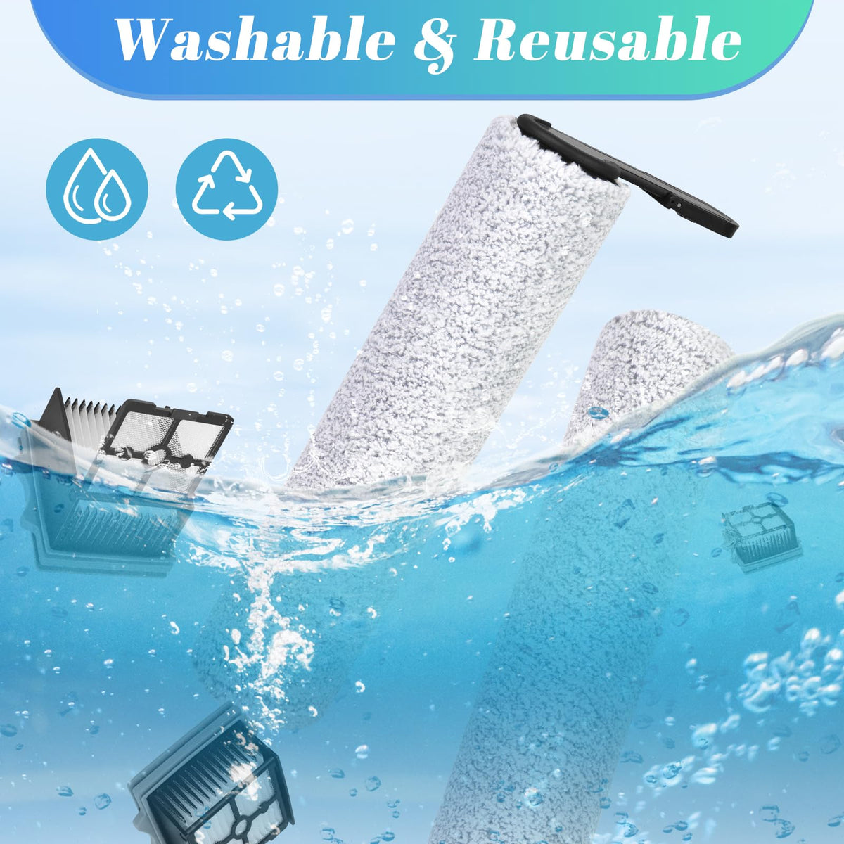 YYDSLEE cleaning brush aids thorough maintenance between uses.