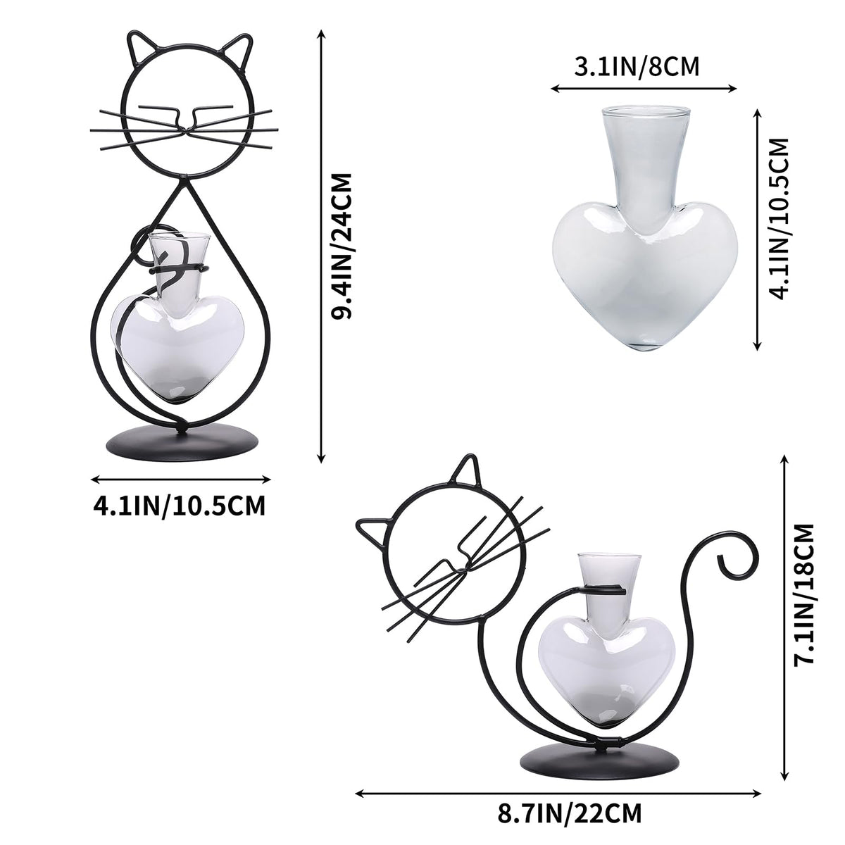 YYHglass cat frame design adds modern charm to living spaces.