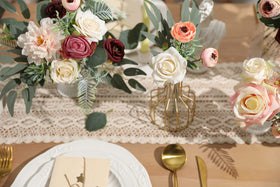YYHUAWU Glue stick and ribbon kit for quick floral assembly.