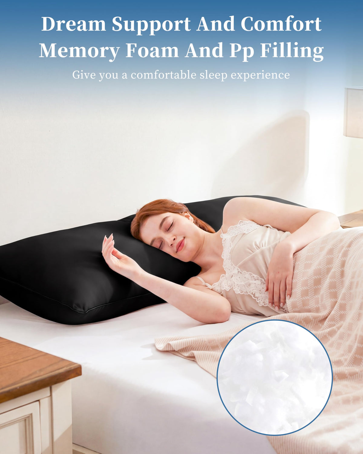 YZ HOME adjustable firmness feature demonstrated by removable filling