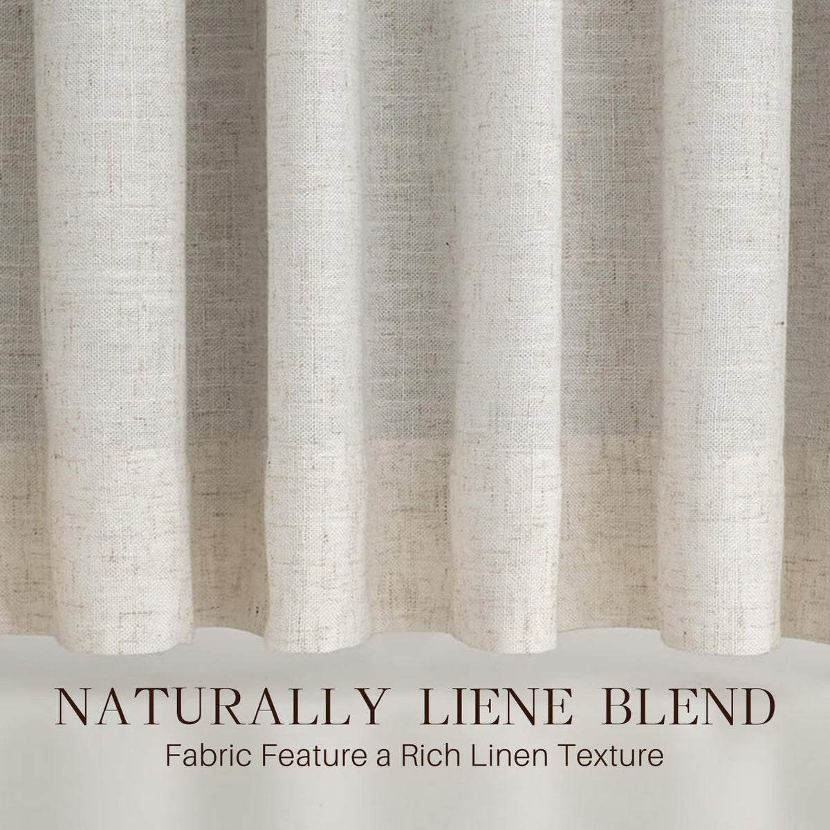 YZ HOME machine washable curtains for simple care