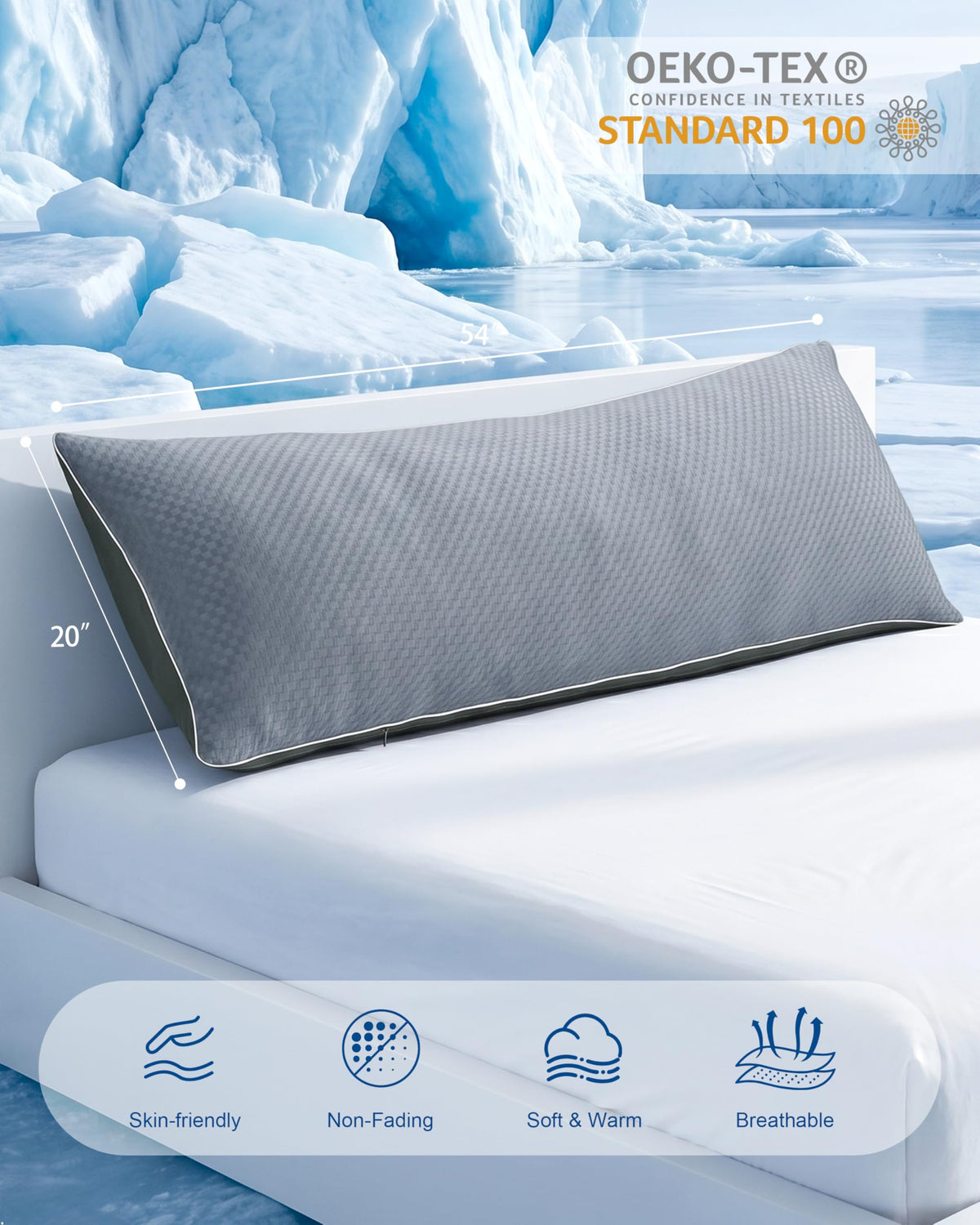 YZ HOME blue memory foam fill detail demonstrates supportive contouring comfort