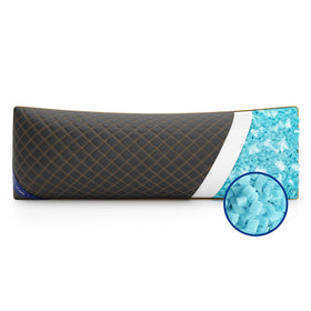 YZ HOME long body pillow filled with blue memory foam for customizable support