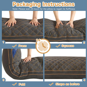YZ HOME pockets keep foam in place for consistent support
