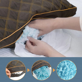 YZ HOME quilted surface adds soft, breathable texture