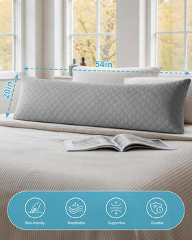Zippered pocket design enabling easy fill adjustments and upkeep on YZ HOME pillow