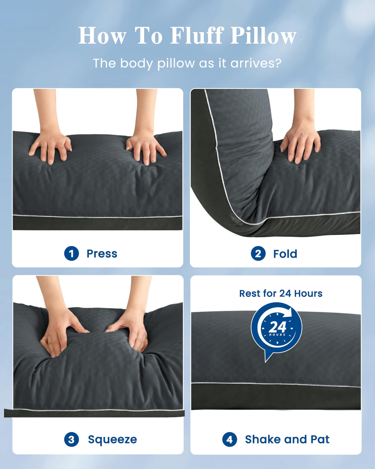 YZ HOME pregnancy friendly pillow offering extra support for moms-to-be