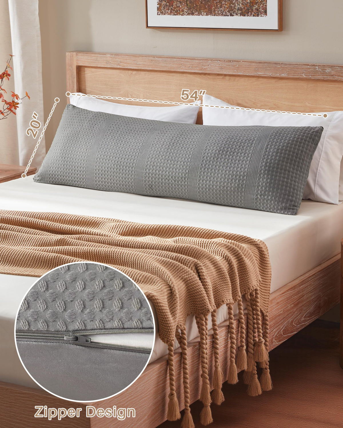 YZ HOME removable cover closeup demonstrates easy cleaning and fresh styling.