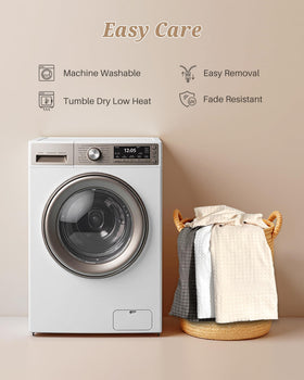 YZ HOME bed pillow on bed adds cozy bedside support.