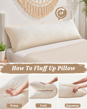 YZ HOME washable cover keeps bed pillow fresh with easy cleaning.
