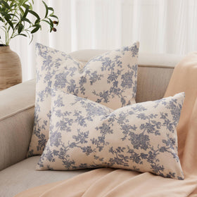YZJZEDS decorative cottonseed accents on pillow cover for rustic detail