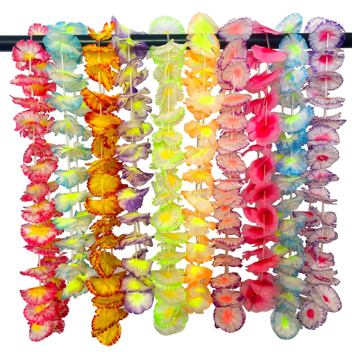 Yzoe Gzroe leis poolside setup adding tropical charm to gatherings.