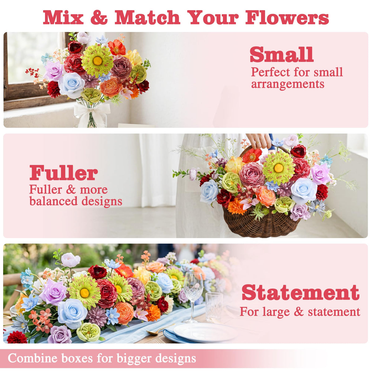 YZXZM realistic petals suited for weddings and events.