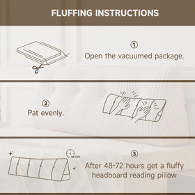 Z-hom Gift-ready headboard pillow suitable for holidays or everyday gifting