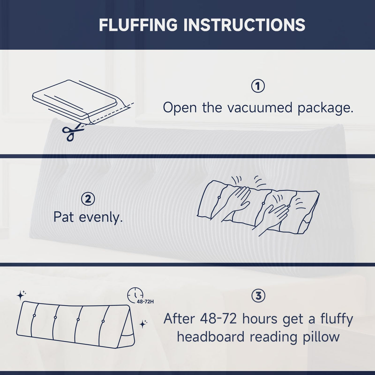Z-hom Grey Backrest Pillow creates a calm, cozy reading nook.