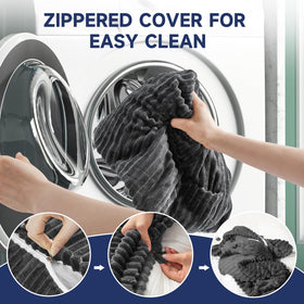 Z-hom Two-Density Polyester Fill provides lasting, resilient support.