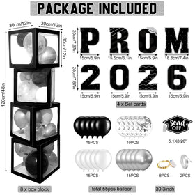 Zachely PROM letters and 2026 cards featured for personalized banners